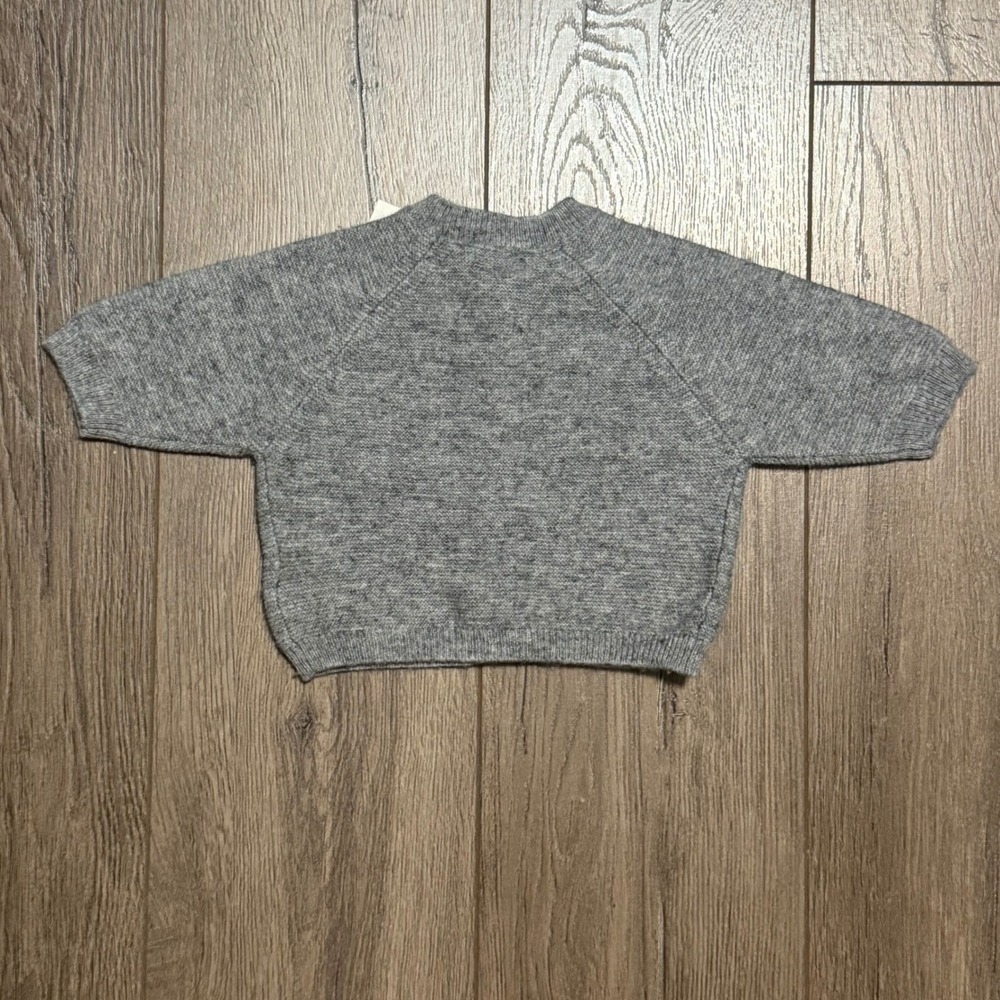 NWT $158 MAKIE Cashmere Cardigan Gema CA5‎ – Gray size 3 months - Picture 4 of 4
